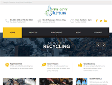 Tablet Screenshot of newcityrecycling.com